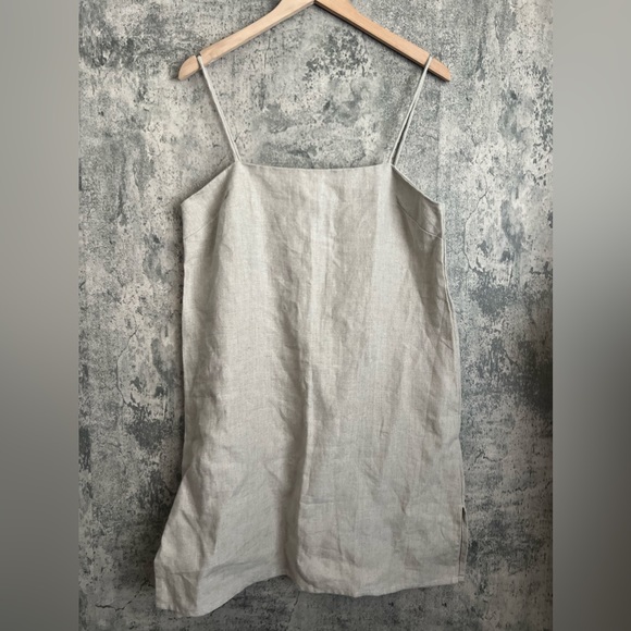 Simple Linen designer’s top tunic dress straps top - Picture 12 of 13